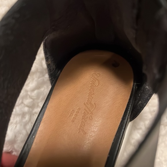 Women's Hummingbird Ankle Strap Sandals Universal Thread Black Size 6 Shoes - Picture 5 of 6